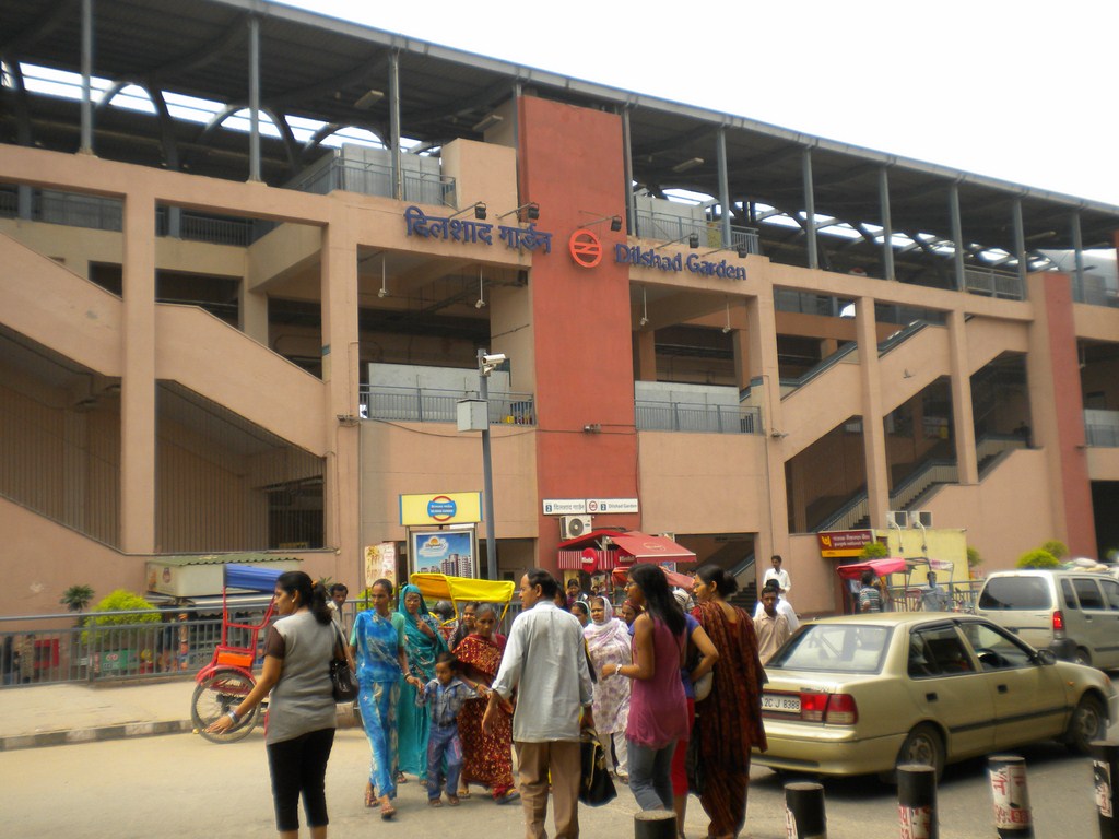 dilshad garden metro station.